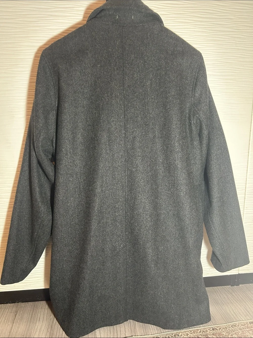 NWT Men's Abercrombie Wool Pea Coat, Premium Collection, XXL fits like XL/XXL